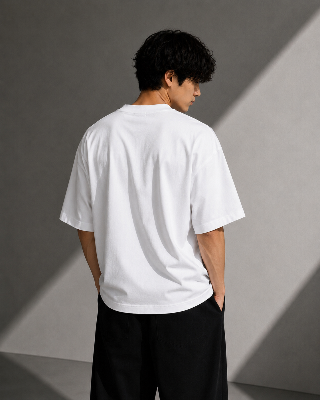 Ivory White | 240 GSM Korean Oversized T-Shirt